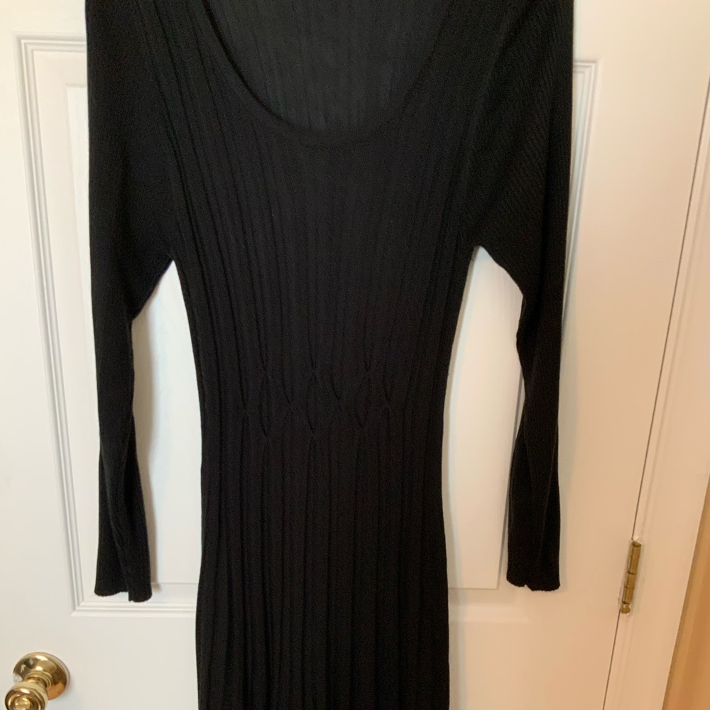 Black sweater dress by connection apparel size extra-large